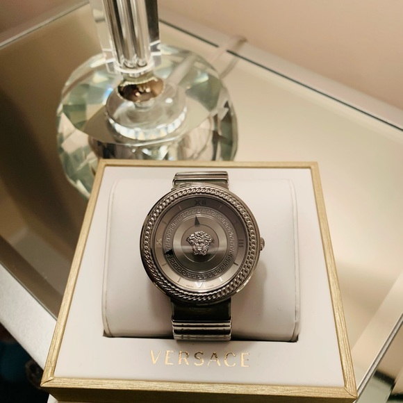 Versace Watch with Leather Strap - Picture 2 of 6